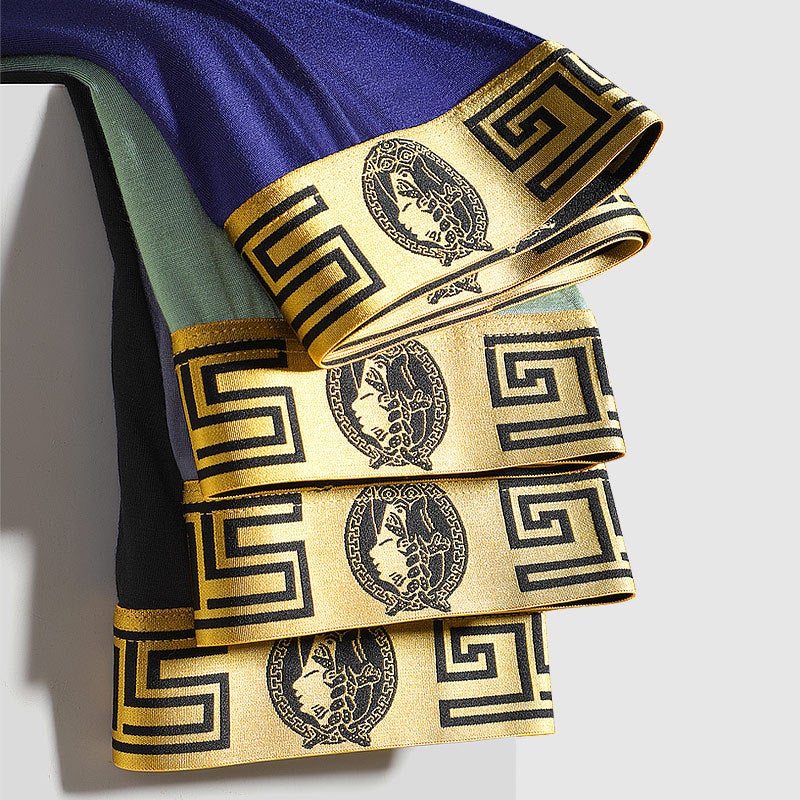 Factory Men'S Boxer Briefs Modal Breathable Antibacterial Fat Pants Lengthened And Widened Anti-Wear Leg Boxers - Image 4